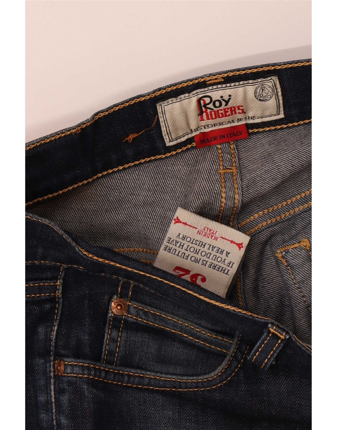 Мужские прямые джинсы Roy Rogers W32 L27 темно-синие, хлопок