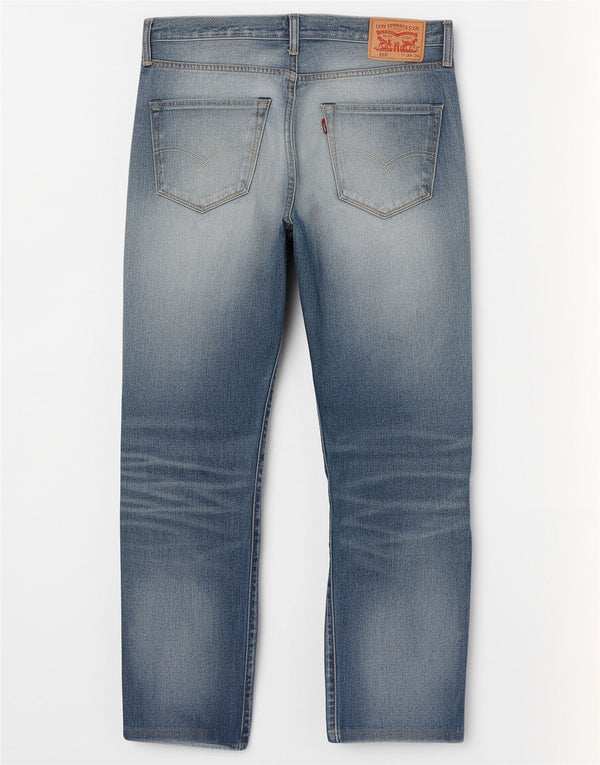 Мужские прямые джинсы Levi's 501 W34 L28 синие, хлопок