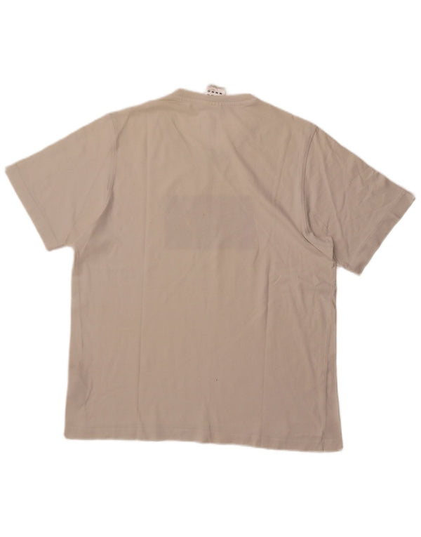 ADIDAS Мужская футболка с рисунком, большой белый хлопок