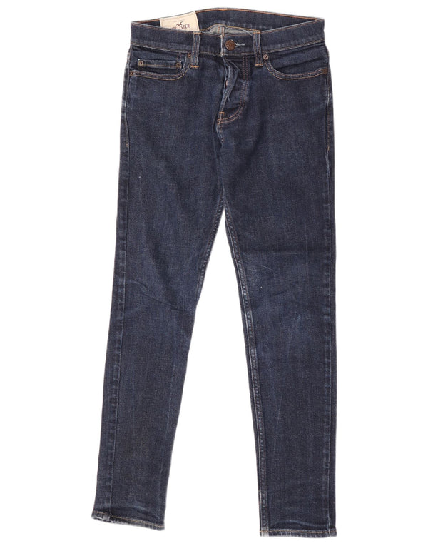 Женские джинсы скинни Hollister W28 L30, темно-синий, хлопок