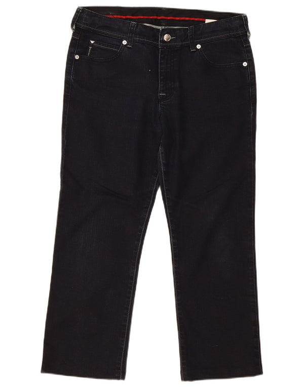 Женские прямые джинсы Armani W29 L24 темно-синие, хлопок