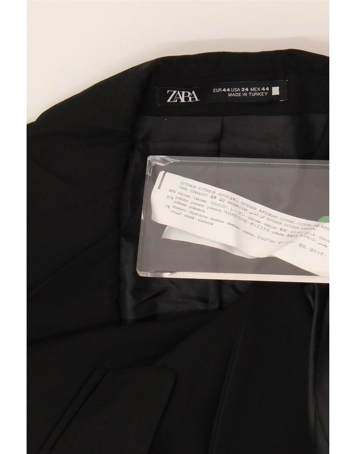 Мужской пиджак ZARA на 2 пуговицах EU 44 XS Темно-синий из вискозы