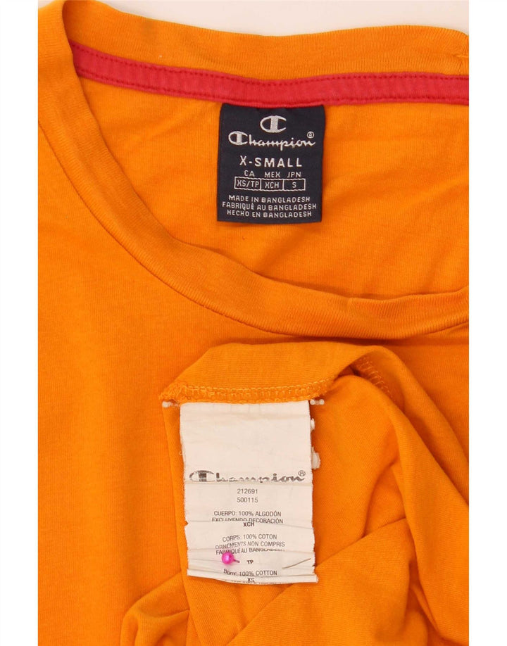 Мужская футболка Champion XS, оранжевый хлопок