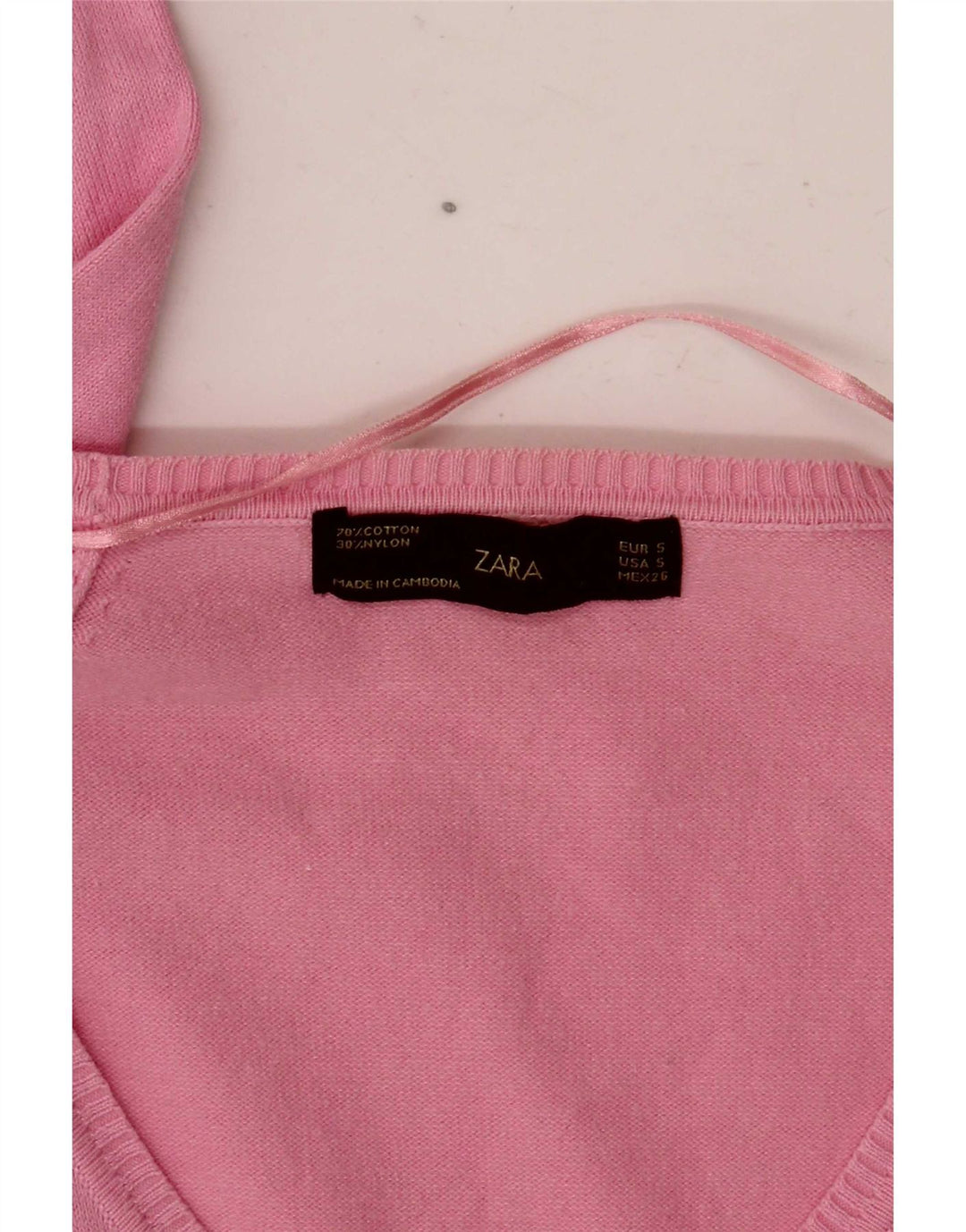 Женский кардиган Zara UK 10, маленький розовый