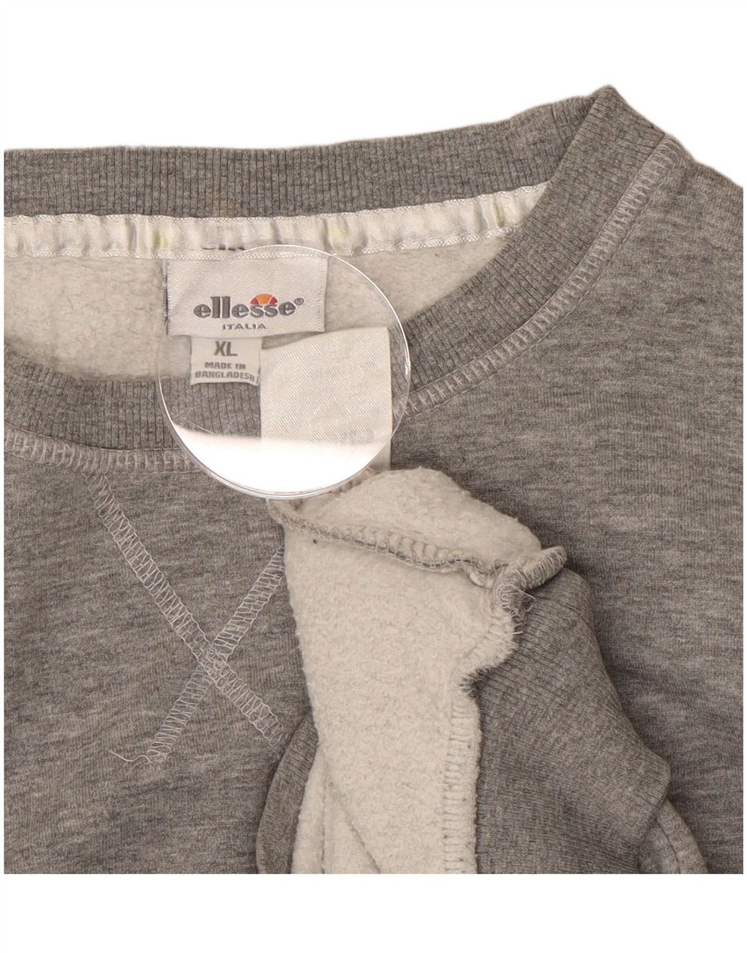 Женский свитер Ellesse, джемпер UK 18 XL, серый хлопок