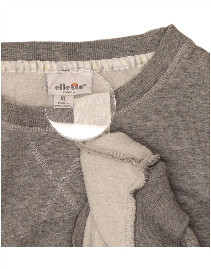 Женский свитер Ellesse, джемпер UK 18 XL, серый хлопок