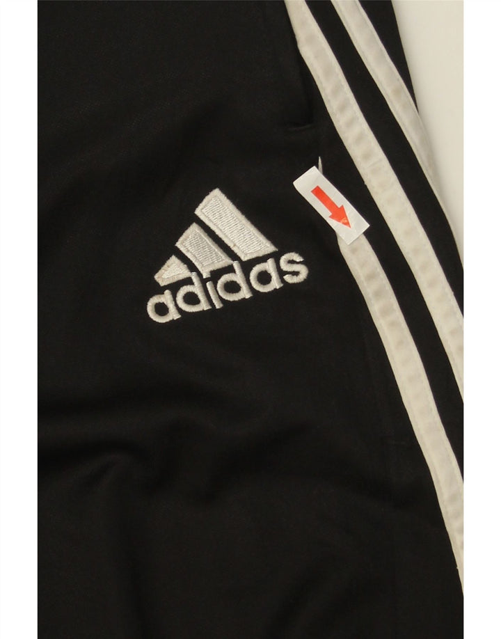 Мужские спортивные брюки Adidas Climalite, большие черные полиэстеровые брюки