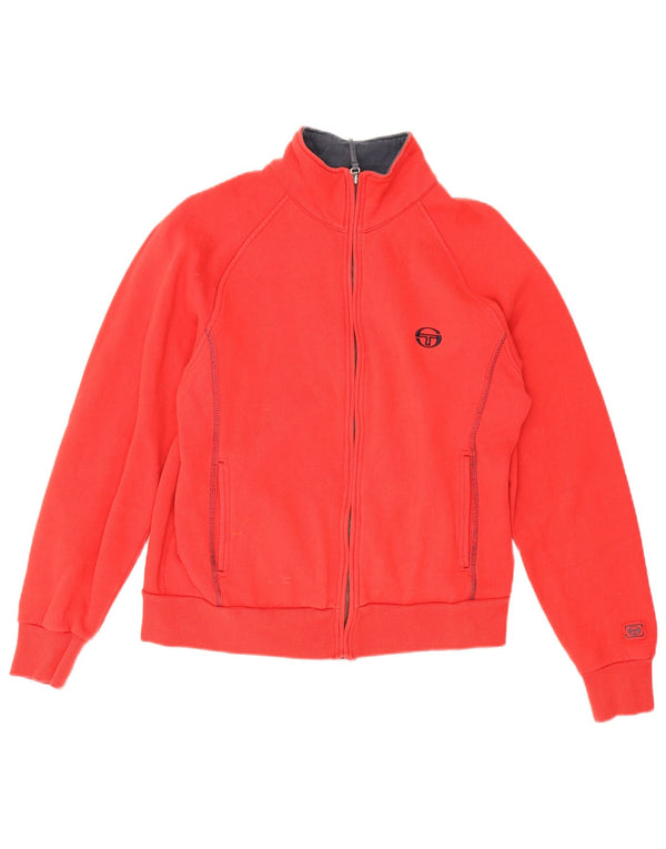 Женский спортивный костюм Sergio Tacchini, верхняя куртка UK 14, средний красный хлопок