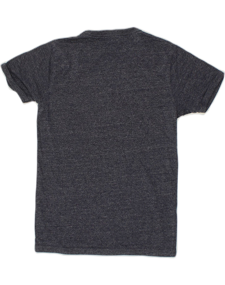 JACK & JONES Mens Graphic T-Shirt Top Small Navy Blue Flecked Cotton | Vintage Jack & Jones | Thrift | Second-Hand Jack & Jones | Used Clothing | Messina Hembry 