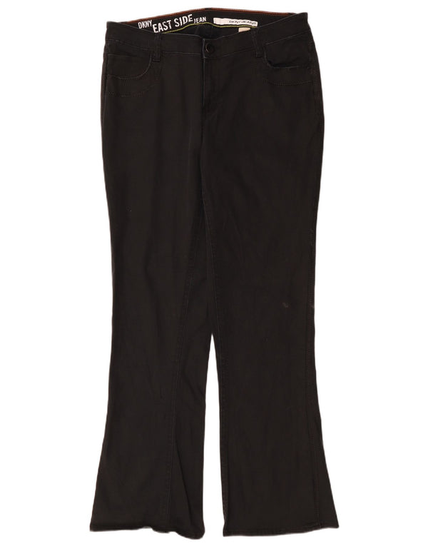 Женские джинсы Dkny Bootcut США 16 2XL W32 L31 Черный хлопок