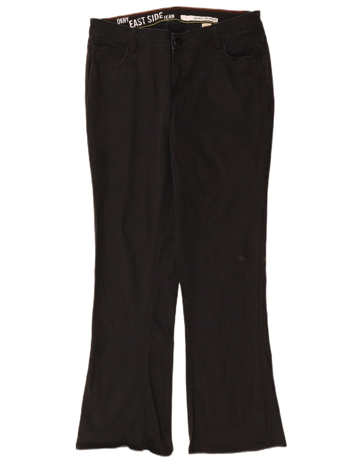 Женские джинсы Dkny Bootcut США 16 2XL W32 L31 Черный хлопок