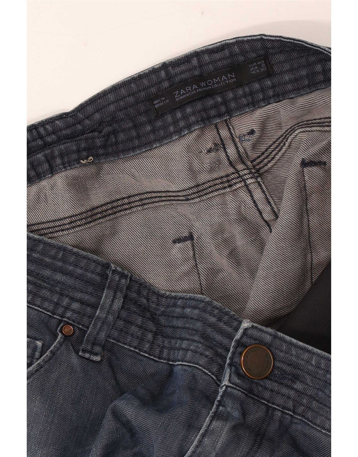 Женские узкие джинсы Zara EU 40 Medium W30 L30 Темно-синие