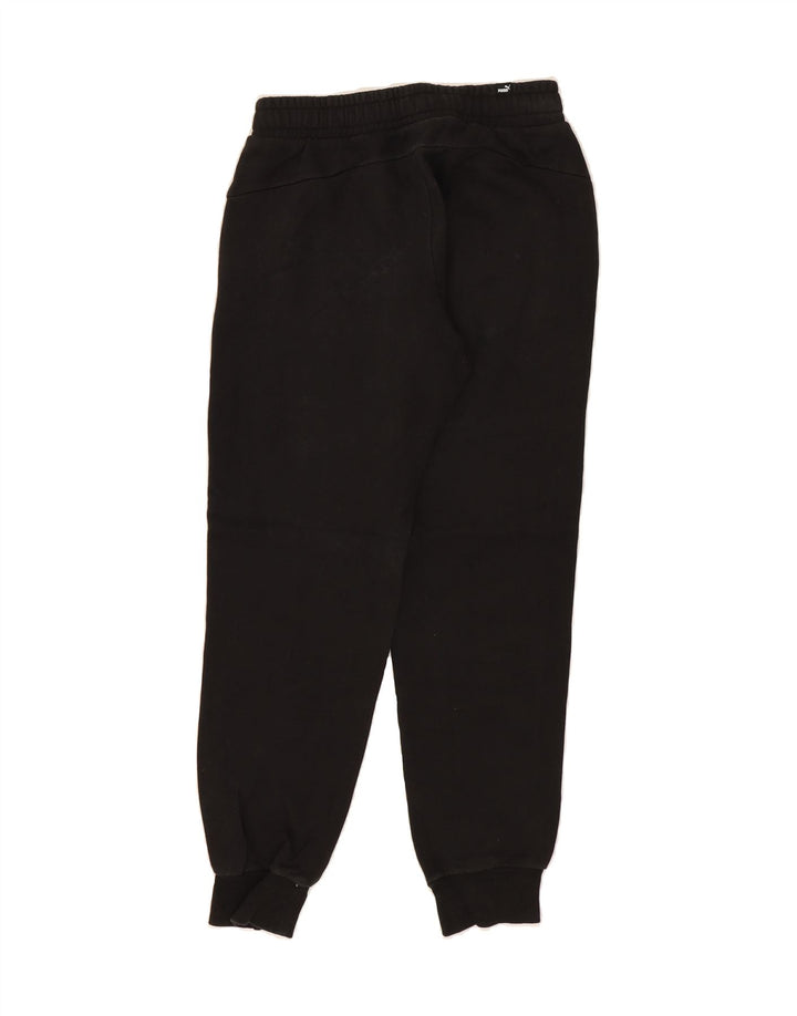 PUMA Mens Tracksuit Trousers Joggers Small  Black Cotton Vintage Puma and Second-Hand Puma from Messina Hembry 
