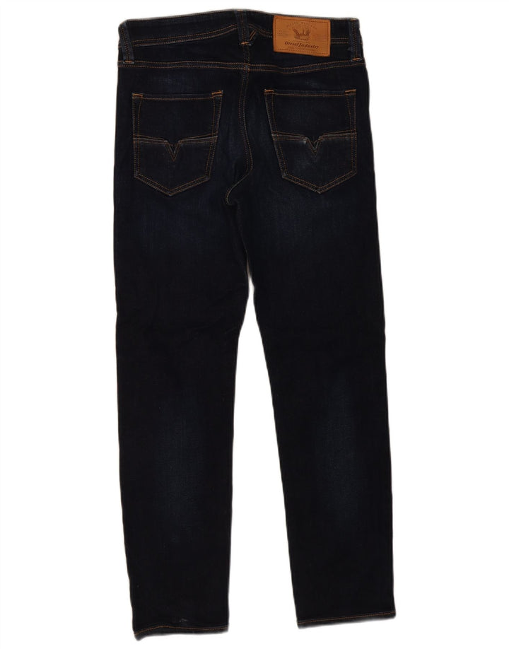 Женские прямые джинсы Diesel W28 L28 Темно-синие