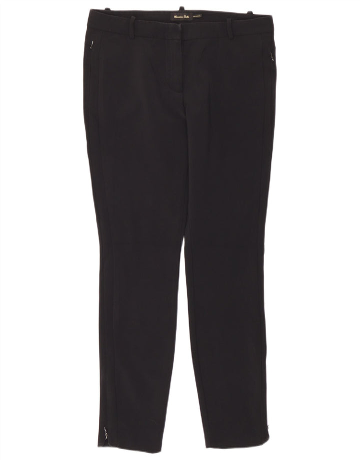 Женские узкие брюки Massimo Dutti W30 L28 черные из полиамида