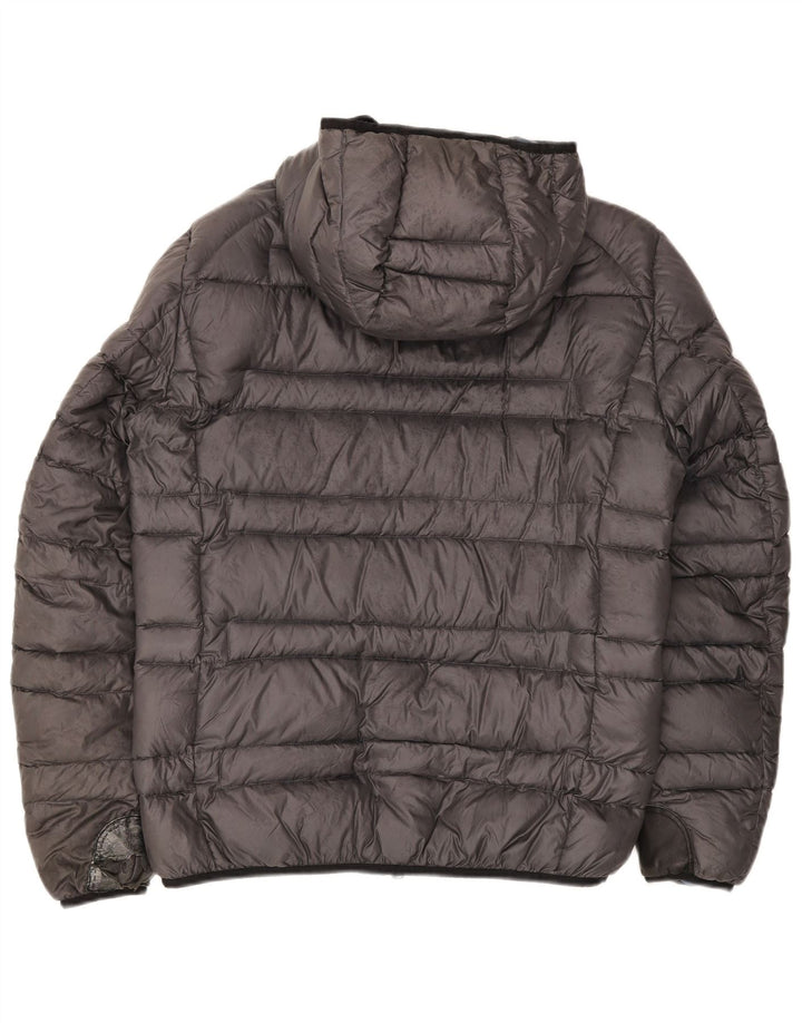 Мужская утепленная куртка с капюшоном Blauer UK 40, большая, серая, полиамид