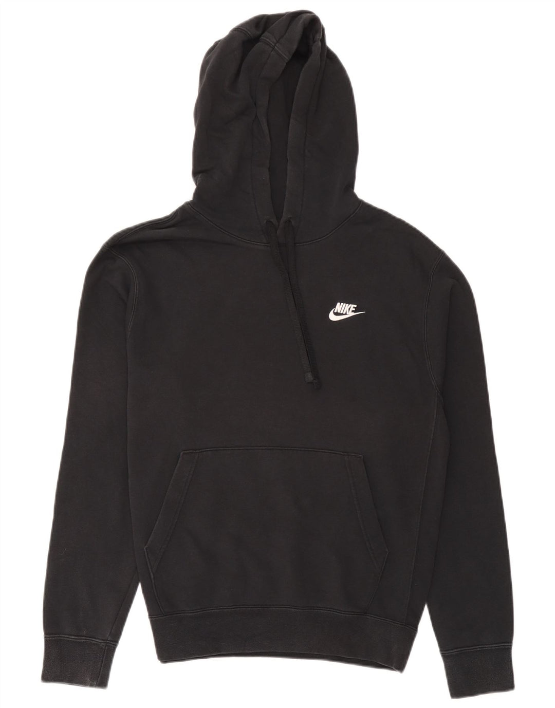 Мужской джемпер с капюшоном Nike, маленький черный, хлопок