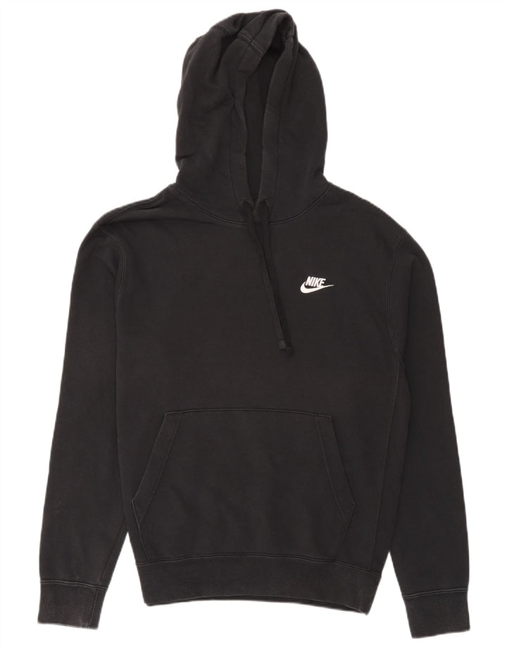 Мужской джемпер с капюшоном Nike, маленький черный, хлопок