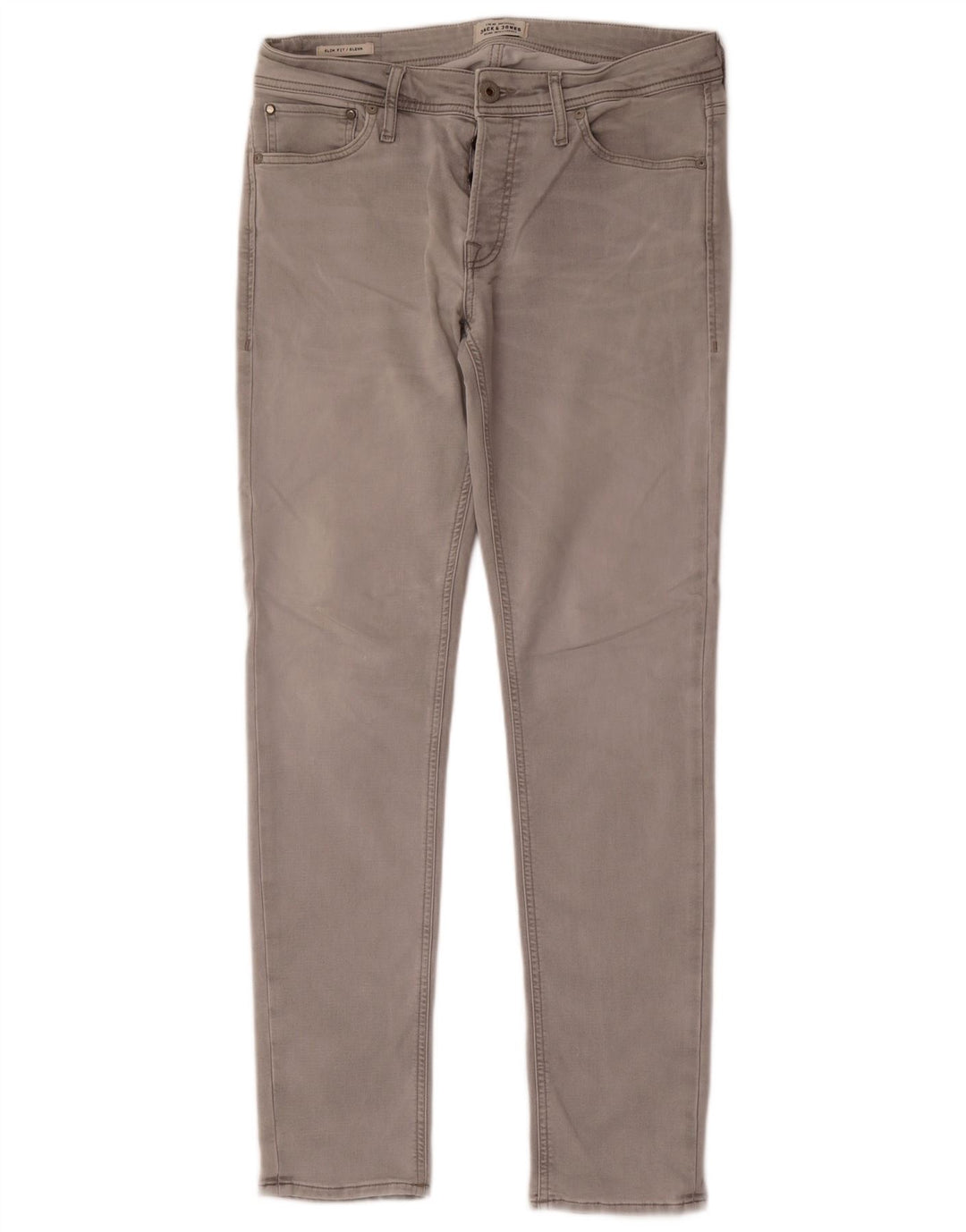 Мужские узкие джинсы Jack & Jones GLENN W33 L32, серый хлопок