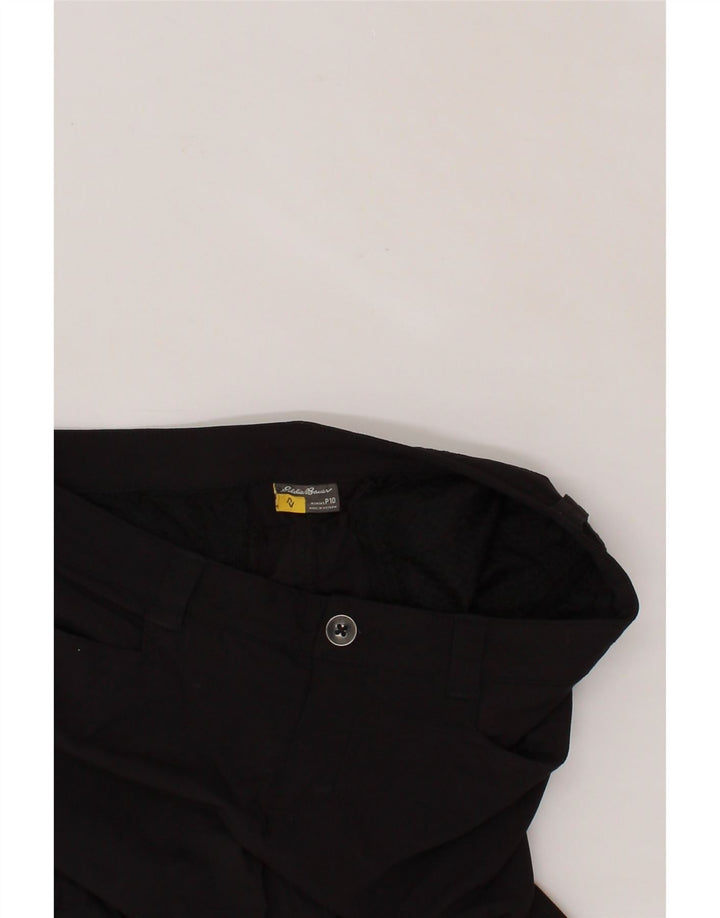EDDIE BAUER Womens Bermuda Cargo Shorts US 10 Large W32  Black Nylon Vintage Eddie Bauer and Second-Hand Eddie Bauer from Messina Hembry 