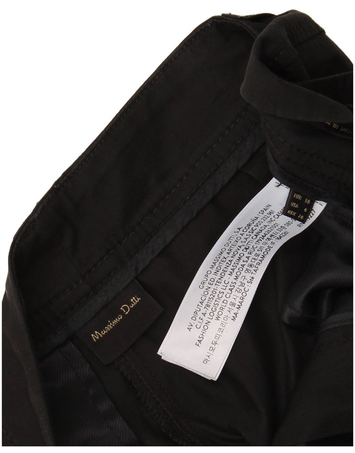 MASSIMO DUTTI Женские брюки чинос свободного покроя EU 38 Small W28 L26 Черные