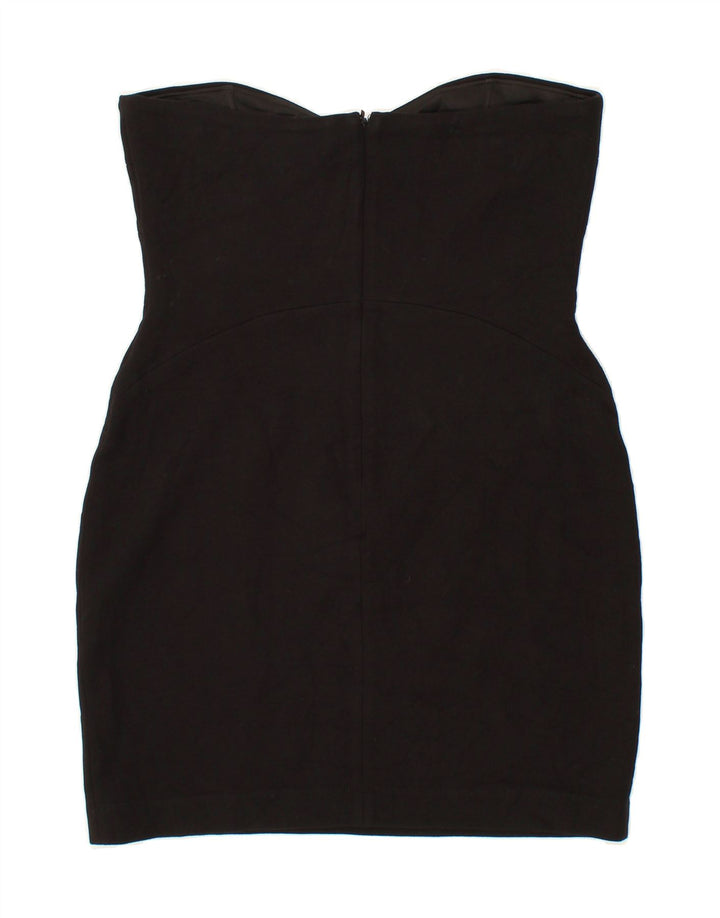 REISS Womens Strapless Dress UK 14 Large Black Vintage Reiss and Second-Hand Reiss from Messina Hembry 