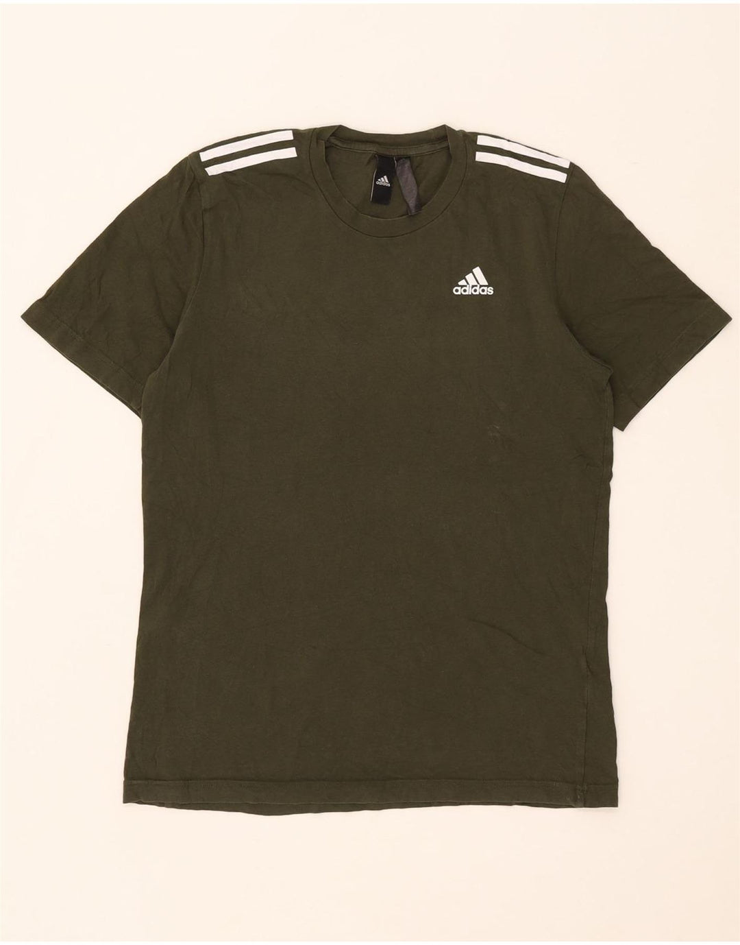 Мужская футболка Adidas Top Small Khaki Cotton