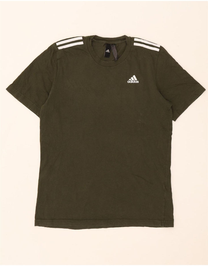 Мужская футболка Adidas Top Small Khaki Cotton