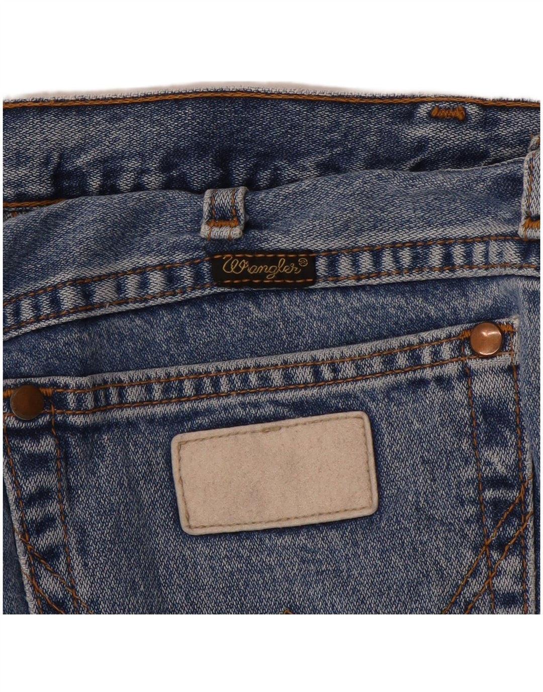 Джинсы мужские прямые Wrangler W32 L32 синие