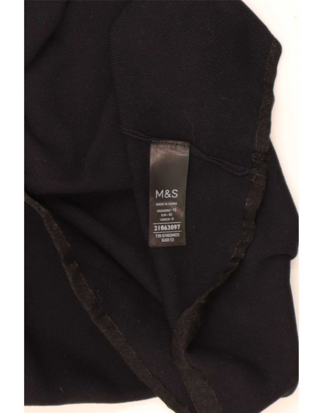 Женский жилет Marks & Spencer UK 12, средний черный, вискоза