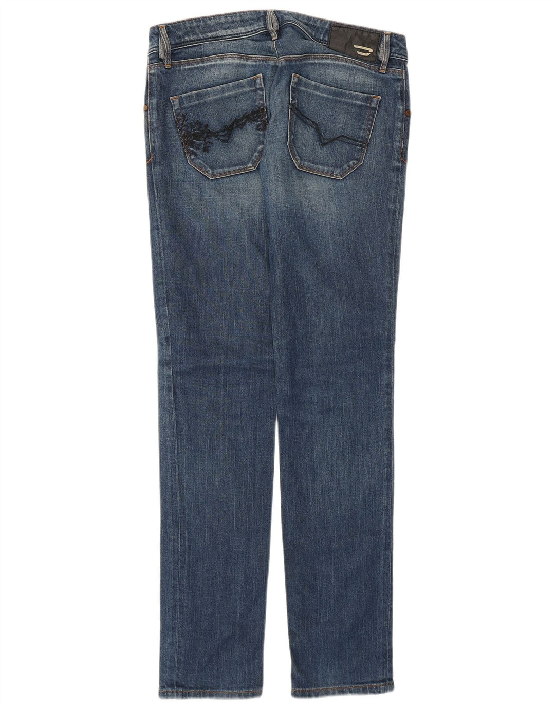 Женские узкие джинсы Diesel Nevy W27 L32, синий хлопок