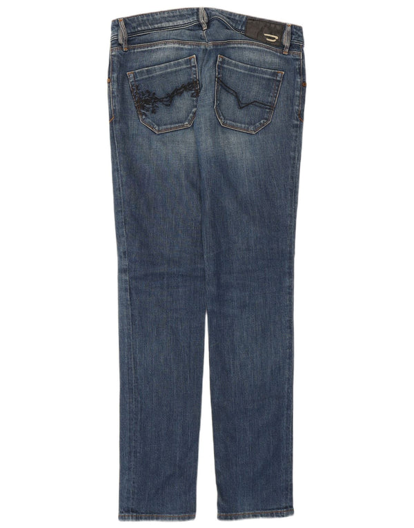 Женские узкие джинсы Diesel Nevy W27 L32, синий хлопок