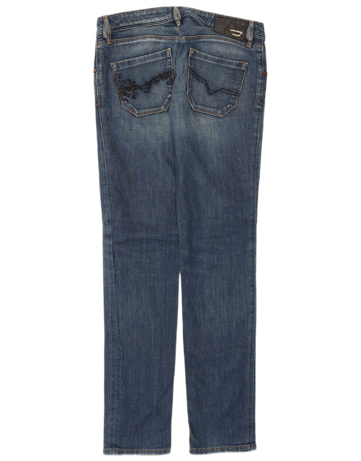 Женские узкие джинсы Diesel Nevy W27 L32, синий хлопок