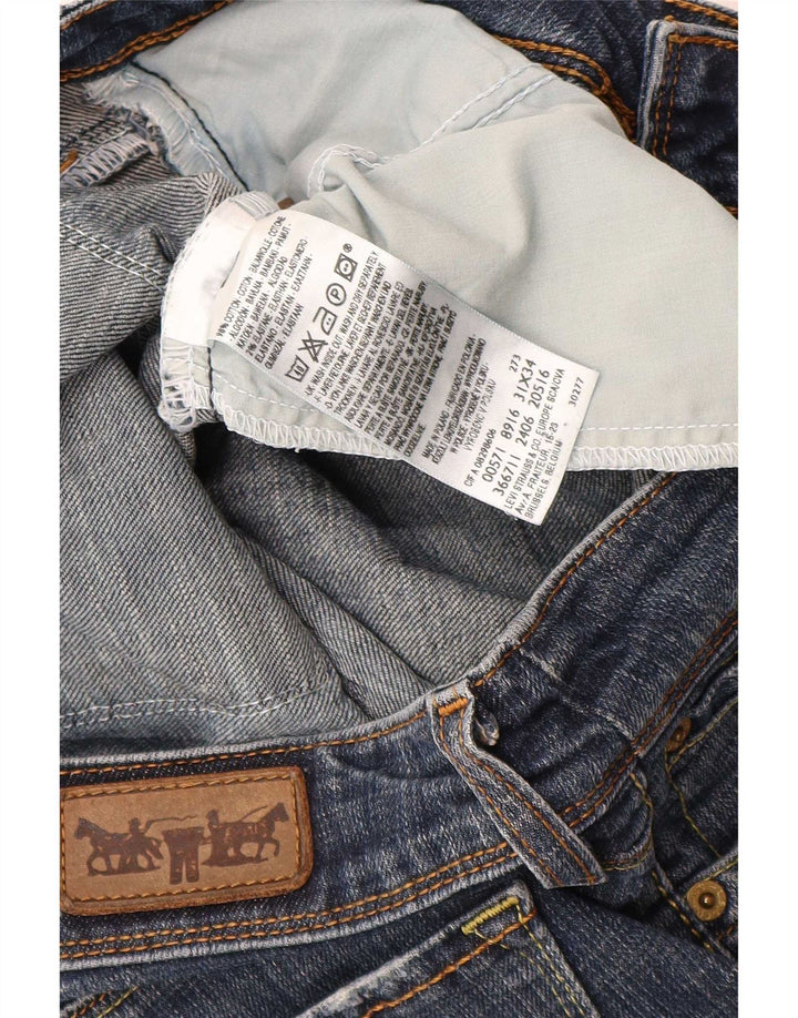 Мужские джинсы Levi's Slim 571 W31 L34 синие, хлопок