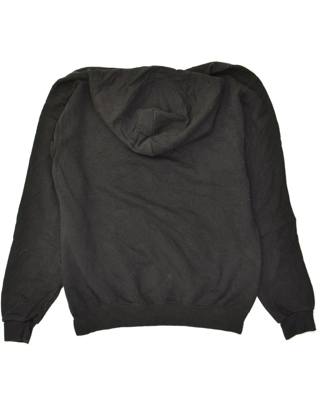 CHAMPION Mens Graphic Hoodie Jumper Medium Black Cotton Vintage Champion and Second-Hand Champion from Messina Hembry 