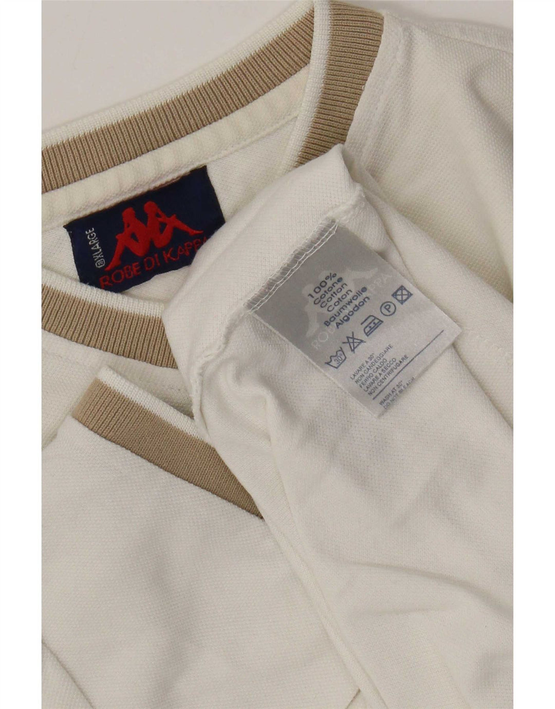 Мужская футболка Kappa Top XL, белый хлопок
