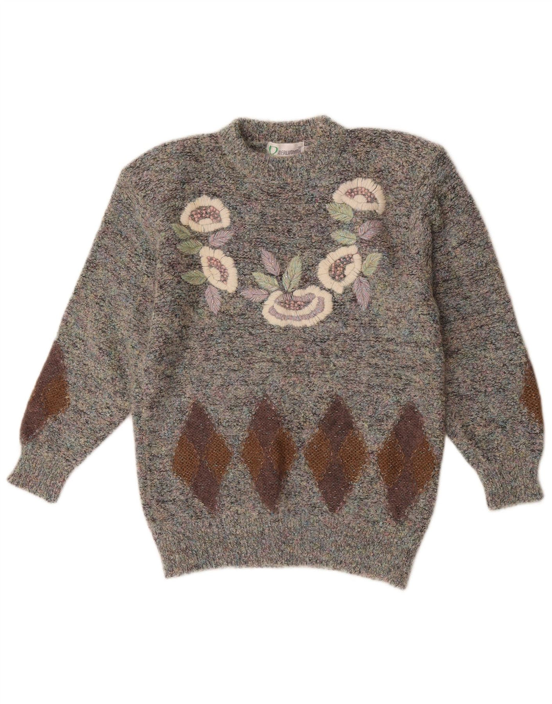 Женский джемпер с круглым вырезом Aierluoman UK 20 2XL, разноцветный