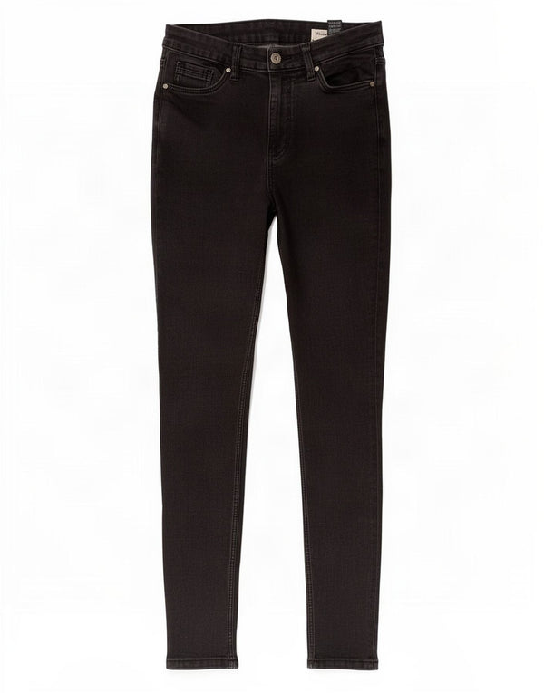 Женские джинсы скинни Marks & Spencer The Ivy UK 10, маленькие W28 L26, черные