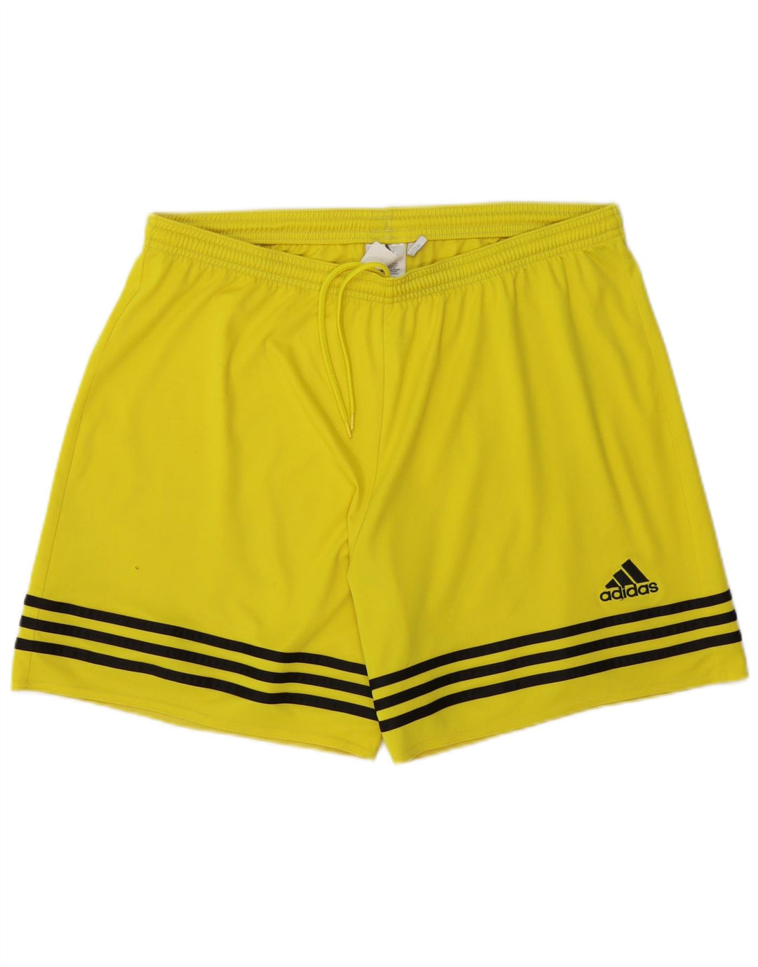 Мужские спортивные шорты Adidas Climalite, большие желтые полиэстеровые шорты
