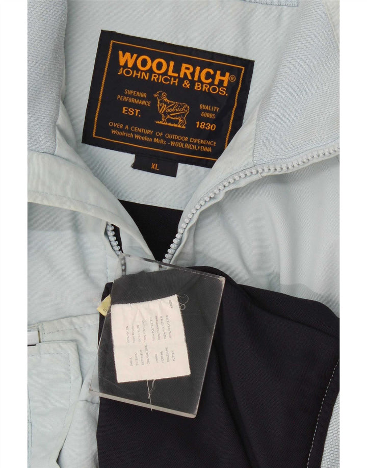 Мужская куртка-бомбер Woolrich UK 42 XL, синий нейлон