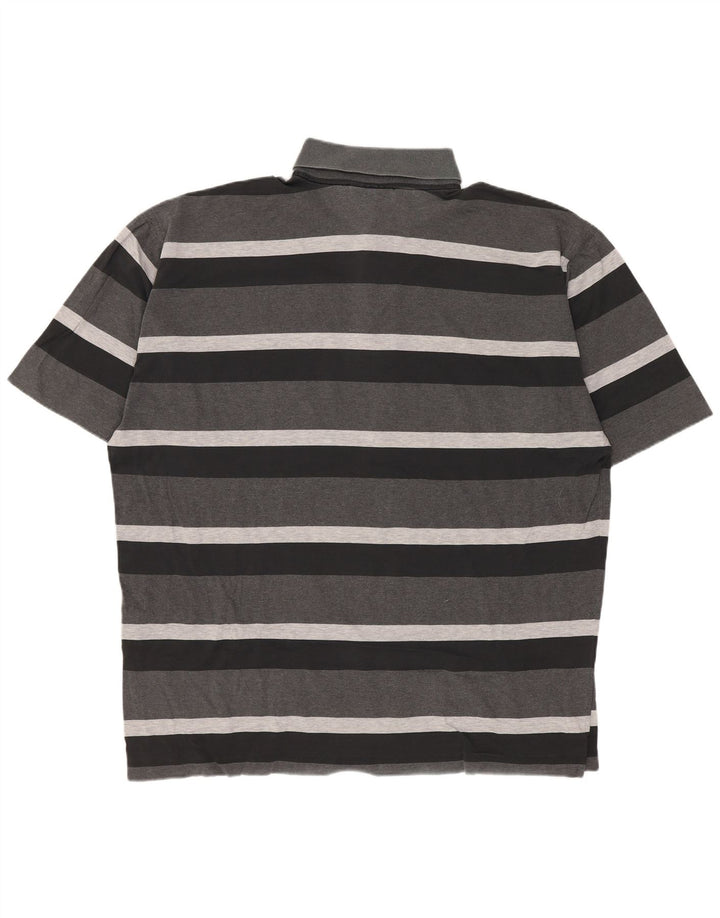 Мужская рубашка-поло для яхтинга PAUL & SHARK, большая серая полоска, хлопок