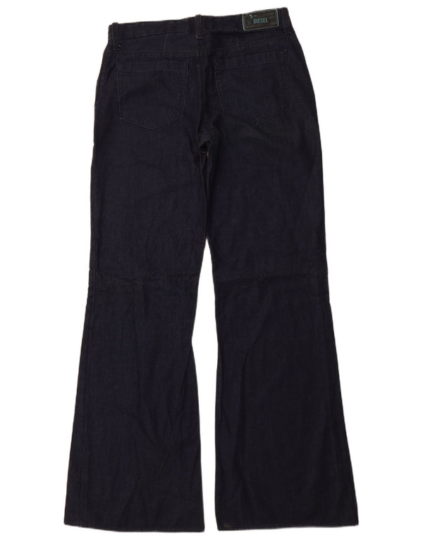 Женские расклешенные джинсы DIESEL стандартного размера W29 L32, темно-синий, хлопок