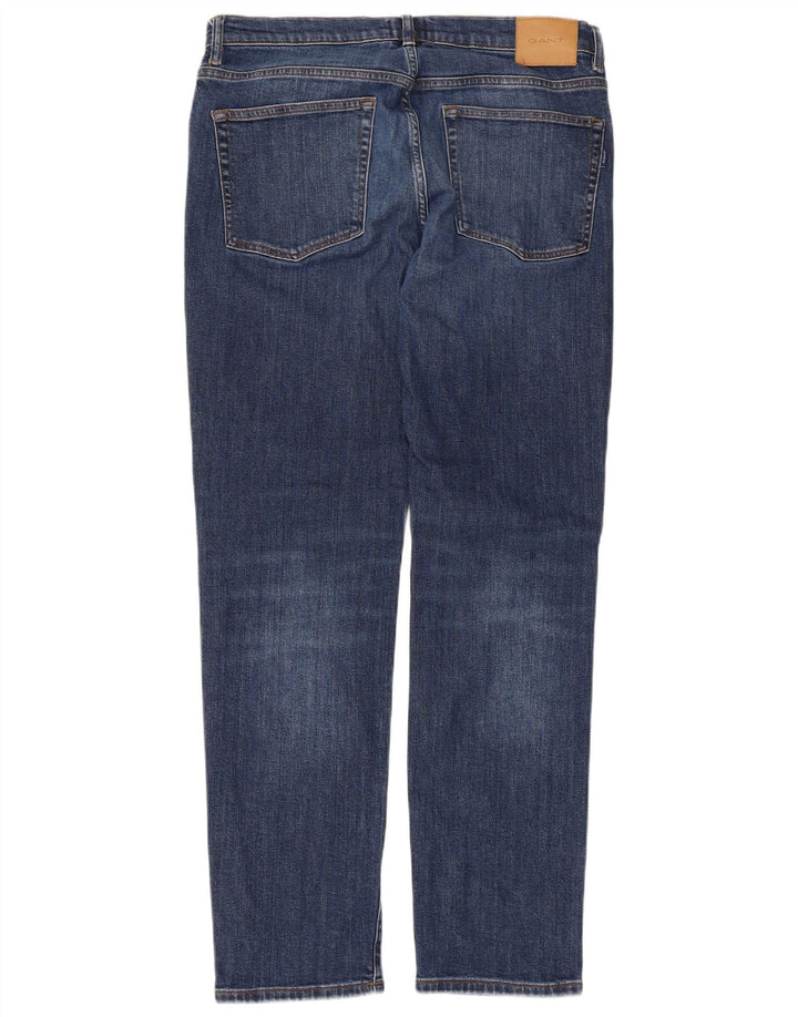 Мужские прямые джинсы Gant W34 L32 синие