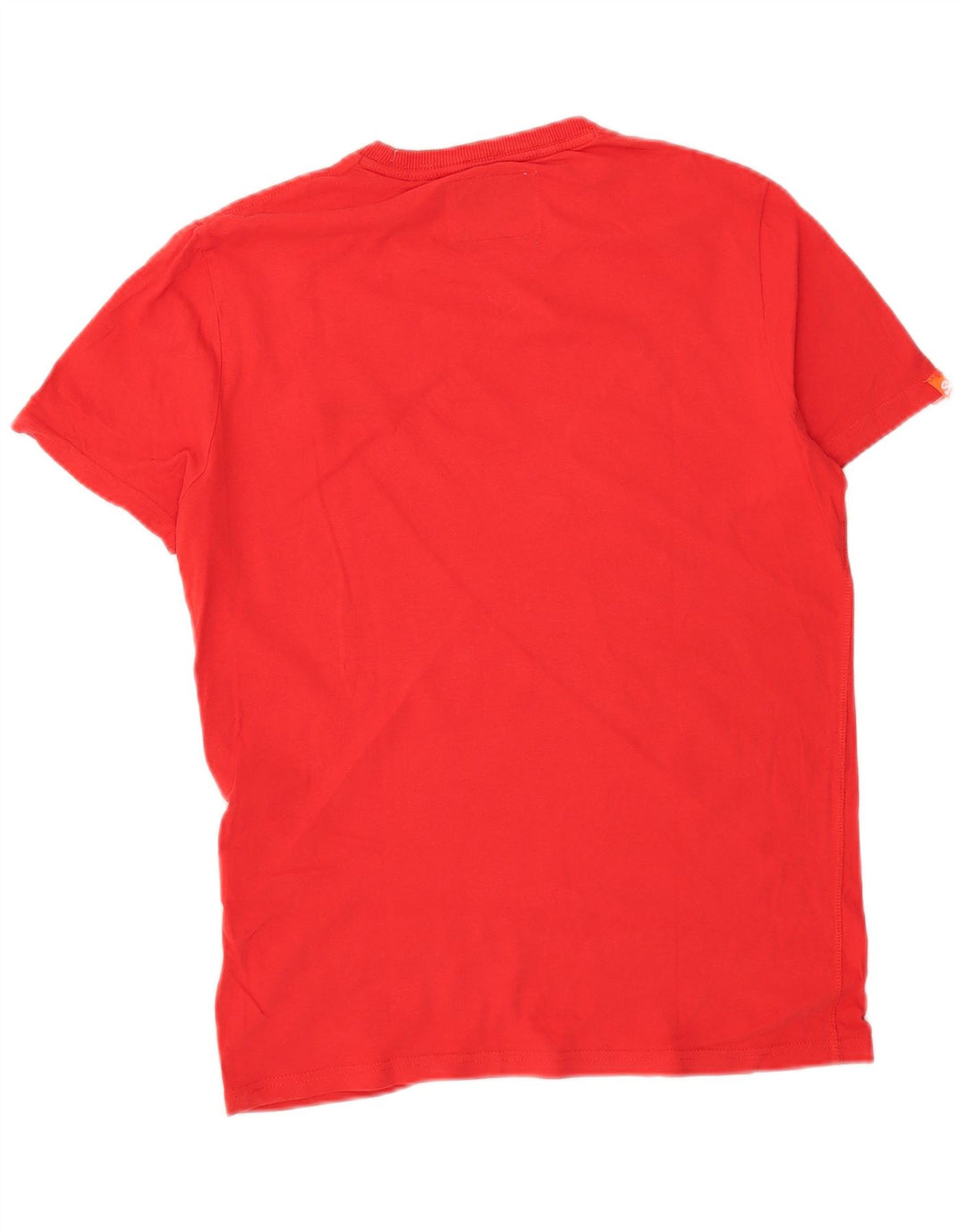Мужская футболка Superdry Top среднего красного цвета из хлопка
