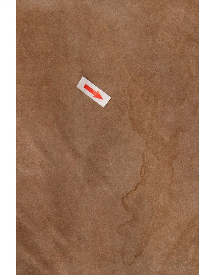 Винтажный женский замшевый пиджак на 3 пуговицах, Великобритания 12, средний коричневый цвет