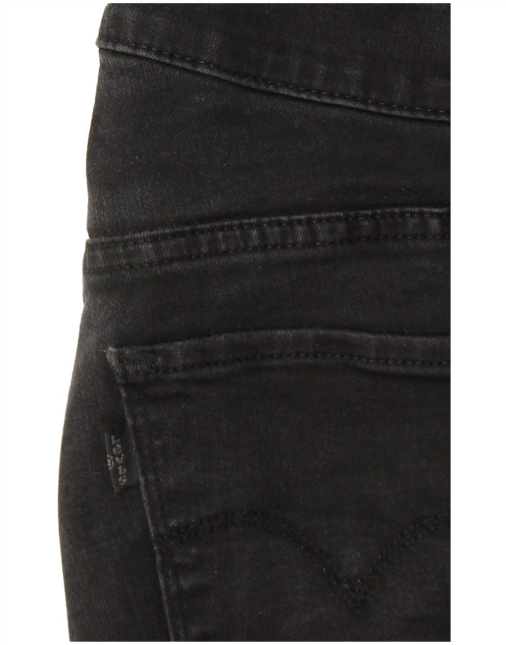 Женские прямые джинсы Levi's 314 Shaping W33 L30, черный хлопок