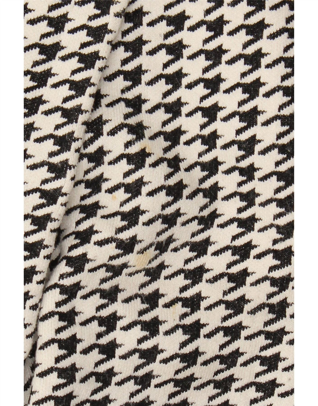 Женское пальто оверсайз Zara UK 10, маленькое черное из вискозы с узором «гусиные лапки»