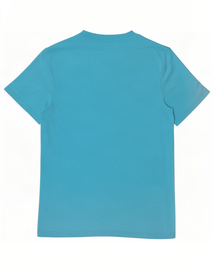 Мужская футболка с рисунком Adidas Top Medium Blue Cotton
