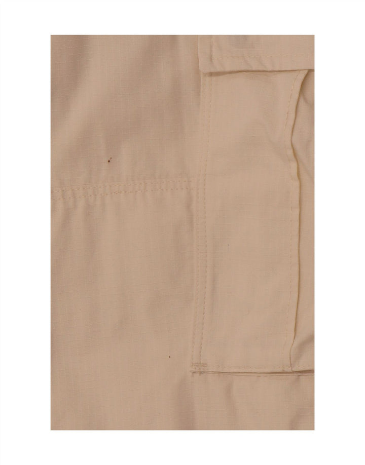 DICKIES Мужские прямые брюки-карго W34 L32 Off White Cotton