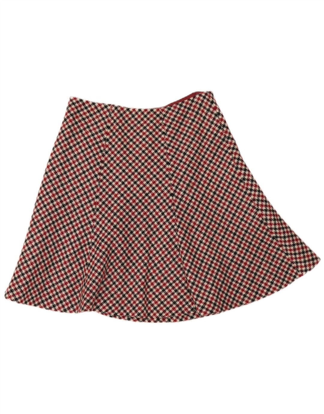 Женская юбка-трапеция Hobbs UK 12 Medium W30 Разноцветный "гусиные лапки"